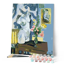 Charger l'image dans la galerie, Torso en plâtre avec bouquet de fleurs - Matisse