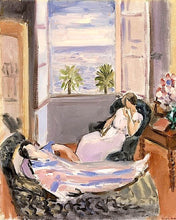 Charger l'image dans la galerie, Peinture par numéros Figured'Art Intérieur avec deux figures, fenêtre ouverte - Matisse
