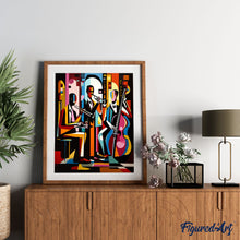 Charger l'image dans la galerie, Groupe de Jazz Abstrait Éclatant