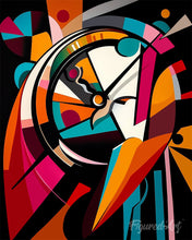 Charger l'image dans la galerie, Peinture par numéros Figured'Art Roue du Temps Abstraite Éclatante