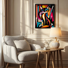 Charger l'image dans la galerie, Chat Abstrait Éclatant