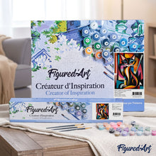 Charger l'image dans la galerie, Chat Abstrait Éclatant