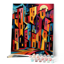 Charger l'image dans la galerie, Bâtiments Abstraits Éclatants