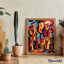 Charger l'image dans la galerie, Bâtiments Abstraits Éclatants