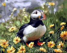 Charger l'image dans la galerie, Peinture par numéros Figured'Art Macareux et floraison printanière
