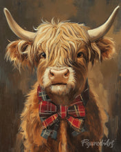 Charger l'image dans la galerie, Peinture par numéros Figured'Art Vache Highland gentleman