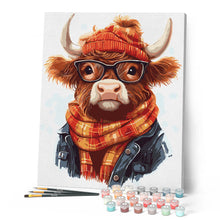 Charger l'image dans la galerie, Vache Highland ambiance cosy