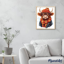 Charger l'image dans la galerie, Vache Highland ambiance cosy