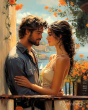 Charger l'image dans la galerie, Peinture par numéros Figured'Art Couple romantique en bord de mer