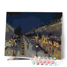 Charger l'image dans la galerie, Boulevard Montmartre, Effet de nuit - Pissarro