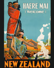 Charger l'image dans la galerie, Peinture par numéros Figured'Art Affiche vintage de la Nouvelle-Zélande