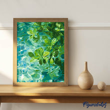 Charger l'image dans la galerie, Feuilles sur Eau Cristalline