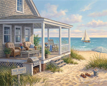 Charger l'image dans la galerie, Peinture par numéros Figured'Art Cottage au Bord des Dunes