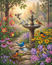 Charger l'image dans la galerie, Peinture par numéros Figured'Art Symphonie de la Fontaine du Jardin