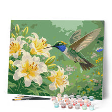 Charger l'image dans la galerie, Colibri et Fleurs 1