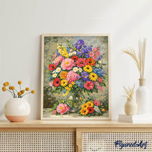 Charger l'image dans la galerie, Vase de Fleurs Sauvages Colorées