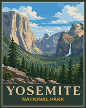 Charger l'image dans la galerie, Peinture par numéros Figured'Art Parc national de Yosemite - Californie