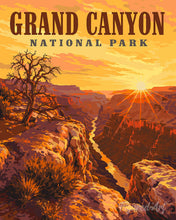 Charger l'image dans la galerie, Peinture par numéros Figured'Art Parc national du Grand Canyon - Arizona