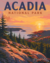 Charger l'image dans la galerie, Peinture par numéros Figured'Art Parc national d’Acadia - Maine
