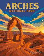 Charger l'image dans la galerie, Peinture par numéros Figured'Art Parc national des Arches - Utah