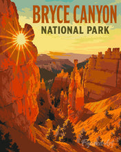 Charger l'image dans la galerie, Peinture par numéros Figured'Art Parc national de Bryce Canyon - Utah