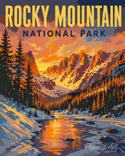 Charger l'image dans la galerie, Peinture par numéros Figured'Art Parc national de Rocky Mountain - Colorado