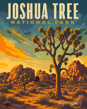Charger l'image dans la galerie, Peinture par numéros Figured'Art Parc national de Joshua Tree - Californie