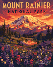 Charger l'image dans la galerie, Peinture par numéros Figured'Art Parc national du Mont Rainier - Washington