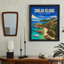 Charger l'image dans la galerie, Affiche de voyage Îles Similan