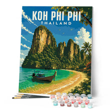 Charger l'image dans la galerie, Affiche de voyage Koh Phi Phi