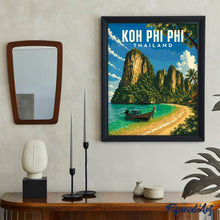 Charger l'image dans la galerie, Affiche de voyage Koh Phi Phi