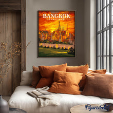 Charger l'image dans la galerie, Affiche de voyage Bangkok, le Grand Palais