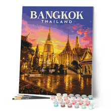 Charger l'image dans la galerie, Affiche de voyage Bangkok, le Temple du Bouddha d'Émeraude
