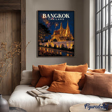 Charger l'image dans la galerie, Affiche de voyage Bangkok