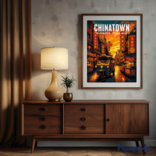 Charger l'image dans la galerie, Affiche de voyage Bangkok, rue de Chinatown
