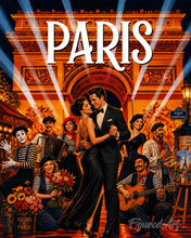 Charger l'image dans la galerie, Peinture par numéros Figured'Art Affiche de voyage Spectacle de cabaret de Paris
