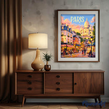 Charger l'image dans la galerie, Affiche de voyage Sacré-Cœur de Paris