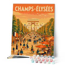 Charger l'image dans la galerie, Affiche de voyage Champs-Élysées