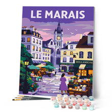 Charger l'image dans la galerie, Affiche de voyage Le Marais