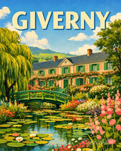 Charger l'image dans la galerie, Peinture par numéros Figured'Art Affiche de voyage Giverny