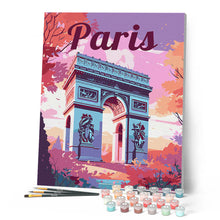 Charger l'image dans la galerie, Affiche de voyage Arc de Triomphe de Paris