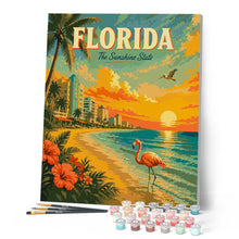Charger l'image dans la galerie, Affiche vintage de la Floride - The Sunshine State