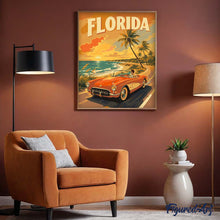 Charger l'image dans la galerie, Affiche vintage de la Floride