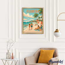 Charger l'image dans la galerie, Affiche vintage de la côte de Floride