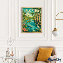 Charger l'image dans la galerie, Affiche vintage de la faune de Floride
