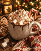Charger l'image dans la galerie, Peinture par numéros Figured'Art Chocolat chaud de Noël