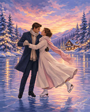 Charger l'image dans la galerie, Peinture par numéros Figured'Art Amour d'hiver