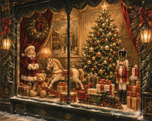 Charger l'image dans la galerie, Peinture par numéros Figured'Art Vitrine de Noël