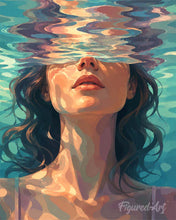 Charger l'image dans la galerie, Peinture par numéros Figured'Art Le voile de l'eau