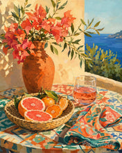 Charger l'image dans la galerie, Peinture par numéros Figured'Art Terrasse aux agrumes